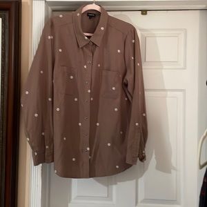 Torrid button down blouse